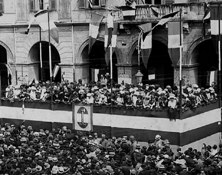 1921 Municipio  Mussolini a Mortara.jpg