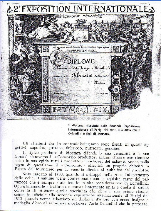 1913 Seconda esposizione internazionale Parigi a Carlo Orlandini.jpg